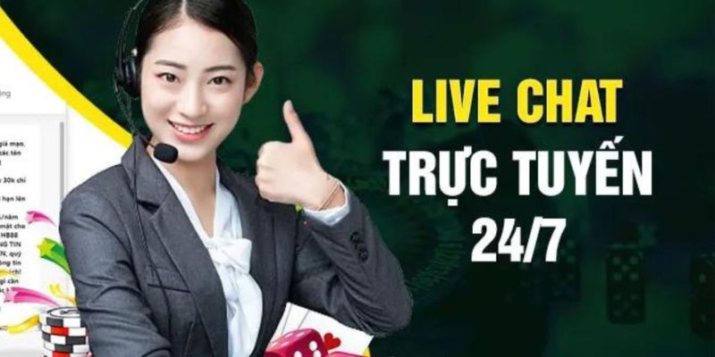 Liên hệ với đội ngũ nhân viên qua chat trực tuyến